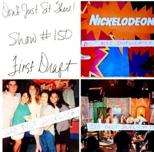 Vintage NICKELODEON TV Show DON'T JUST SIT THERE! Script & Photos, Rare!!!